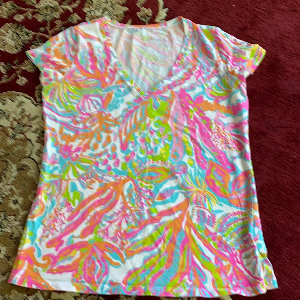 Lilly Pulitzer Michele top size medium VGUC